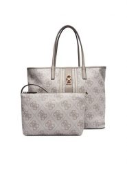 Guess Torebka Erenia HWSO78 38240 Beżowy. Brązowe torebki klasyczne Guess, z aplikacjami, ze skóry, bez dodatków. Za 469.99 zł.