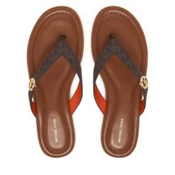 Japonki MICHAEL Michael Kors. Brązowe japonki MICHAEL Michael Kors, bez wzorów. Za 479.99 zł.