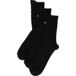 Sos Cinto 3 Pack Skarpety z poliestru i elastanu – 1001 Black. Czarne skarpetki SOS, bez wzorów, z elastanu. Za 121.50 zł.