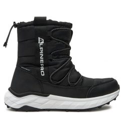 Śniegowce ALPINE PRO. Czarne śniegowce Alpine Pro, bez wzorów, bez zapięcia. Za 399.99 zł.
