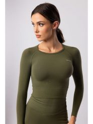 Spaio Koszulka sportowa "Adapt" w kolorze khaki rozmiar: M. Brązowe t-shirty sportowe Spaio, m, bez wzorów, z materiału, bez ramiączek, outdoorowe. Za 114.17 zł.