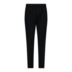 Spodnie dresowe damskie CMP. Czarne spodnie dresowe CMP, bez wzorów, z dresówki, długie. Za 210.50 zł.
