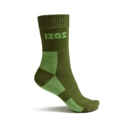 Skarpety trekkingowe termiczne Lincoln z wkładką Lycra i długotrwałym komfortem. Zielone skarpetki IZAS, bez wzorów, z lycry. Za 130.39 zł.