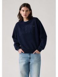 Levi's Bluza w kolorze granatowym rozmiar: M. Niebieskie bluzy Levi's, m, bez wzorów, z bawełny, bez ramiączek, bez kaptura. Za 203.93 zł.