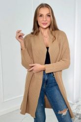 Sweter z rękawami typu nietoperz camelowy. Swetry KESI, l, bez wzorów, z wełny, plus size, bez ramiączek. Za 178.78 zł.