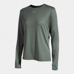 Damska koszulka z długim rękawem Joma R-nature. Zielone t-shirty sportowe Joma, xl, bez wzorów, z elastanu, bez ramiączek, do biegania. Za 104.00 zł.