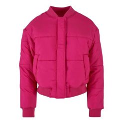 Damska kurtka puchowa Urban Classics. Czerwone kurtki Urban Classics, m, bez wzorów, z materiału, bez kaptura. Za 297.30 zł.