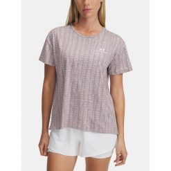T-Shirt Damski Under Armour Koszulka Sportowa Szybkoschnąca. Szare t-shirty sportowe Under Armour, bez wzorów, bez ramiączek, na fitness i siłownię. W wyprzedaży za 156.69 zł.