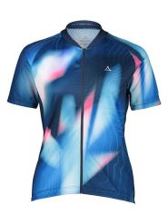Schöffel Koszulka "Vertine" w kolorze niebieskim ze wzorem rozmiar: 42. Niebieskie t-shirty sportowe Schöffel, bez wzorów, z materiału, bez ramiączek, outdoorowe. Za 118.84 zł.