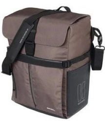 Basil Move MIK Studs torba rowerowa 15L. Brązowe torby na laptopa BASIL, bez wzorów, z materiału, na ramię. Za 408.49 zł.
