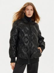 Guess Kurtka skórzana Marianne W4BL60 WGB20 Czarny Regular Fit. Czarne kurtki Guess, m, z aplikacjami, z syntetyku, bez kaptura. Za 659.99 zł.