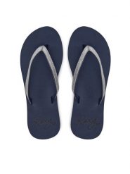 Roxy Japonki ARJL100673 Srebrny. Szare japonki Roxy, bez wzorów, z tworzywa sztucznego. Za 79.99 zł.