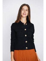 William de Faye Kardigan w kolorze czarnym rozmiar: 38. Czarne swetry William de Faye, bez wzorów, z kaszmiru, klasyczne, bez ramiączek. Za 152.99 zł.