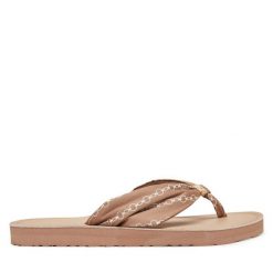 Japonki Tommy Hilfiger. Brązowe japonki Tommy Hilfiger, bez wzorów. Za 159.99 zł.