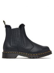 Dr. Martens Sztyblety 2976 Leonore II DM41416001 Czarny. Czarne botki Dr Martens, bez wzorów, ze skóry, bez obcasa, na płaskiej podeszwie, bez zapięcia. Za 989.99 zł.