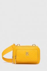 Tommy Hilfiger torebka kolor pomarańczowy. Brązowe listonoszki Tommy Hilfiger, bez wzorów, bez dodatków. Za 649.99 zł.