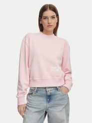 Karl Lagerfeld Jeans Bluza B2W20039 Różowy jasny Regular Fit. Czerwone bluzy Karl Lagerfeld Jeans, xl, bez wzorów, z bawełny, bez kaptura. Za 543.99 zł.