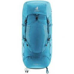 Plecak trekkingowy damski Deuter Aircontact Lite 45 + 10 SL - lagoon/ivy. Niebieskie plecaki Deuter, bez wzorów, bez dodatków. Za 927.99 zł.