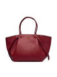 Guess Torebka Allegra HWBG22 37230 Czerwony. Czerwone shopper bag Guess, z aplikacjami, ze skóry, bez dodatków. Za 674.99 zł.
