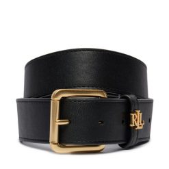Pasek Damski LAUREN RALPH LAUREN. Czarne paski Lauren Ralph Lauren, bez wzorów. Za 359.99 zł.
