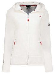 ANAPURNA Kurtka polarowa "Uternel" w kolorze białym rozmiar: XL. Białe kurtki ANAPURNA, xl, z aplikacjami, z polaru, bez kaptura. Za 82.99 zł.