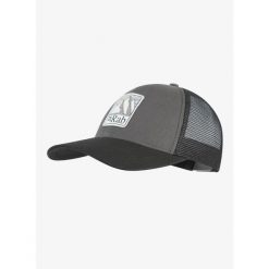 Czapka z daszkiem Rab Dihedral Badge Cap - graphene/beluga. Szare czapki z daszkiem RAB, bez wzorów, sportowe. Za 126.53 zł.
