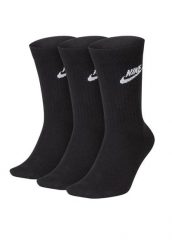 SKARPETY Nike Sportswear Everyday, Dla obu płci. Czarne skarpetki Nike, bez wzorów, z materiału. Za 76.99 zł.