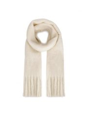 Jenny Fairy Szal 4W4-001-AW24 Biały. Białe szaliki i kominy Jenny Fairy, bez wzorów, z poliesteru. Za 69.99 zł.