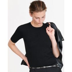 Sweter z krótkim rękawem - Czarny. Swetry Reserved. Za 89.99 zł.