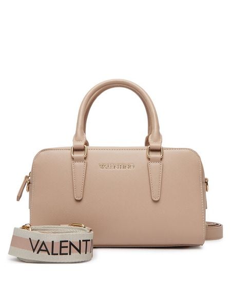 Valentino Torebka Zero Re VBS7B323 Beżowy. Brązowe torebki klasyczne Valentino, bez wzorów, ze skóry, bez dodatków. Za 411.99 zł.