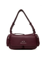 Armani Exchange Torebka XW000405 AF12589 UA343 Bordowy. Czerwone torebki klasyczne Armani Exchange, bez wzorów, ze skóry, bez dodatków. Za 629.99 zł.