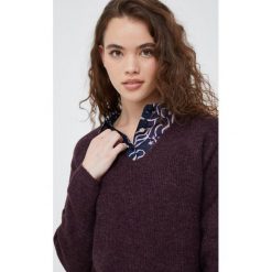 Vero Moda sweter damski kolor fioletowy. Fioletowe swetry Vero Moda, l, bez wzorów, z dzianiny, bez ramiączek. Za 99.99 zł.