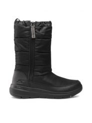Skechers Śniegowce Glacial Ultra 144171/BBK Czarny. Czarne śniegowce Skechers, bez wzorów, z materiału, bez zapięcia. Za 479.99 zł.