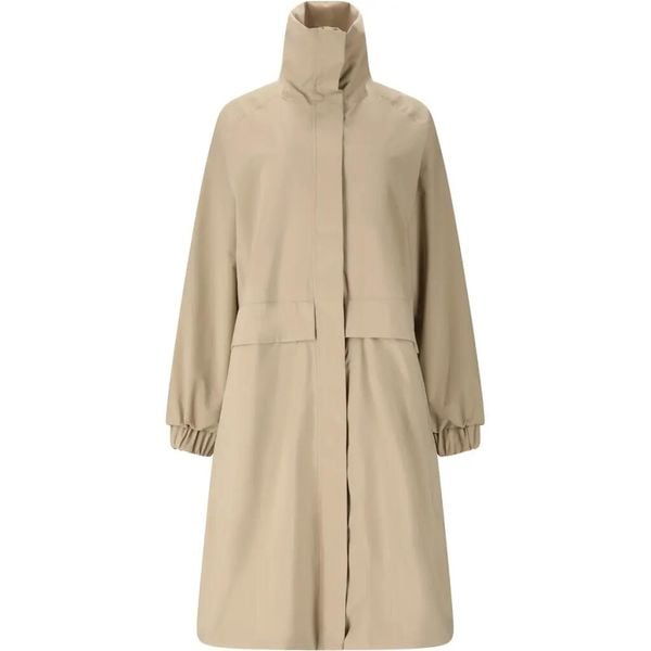 Parka dla kobiet Whistler Everly Pro. Brązowe płaszcze WHISTLER, na zimę, l, bez wzorów, z materiału, biznesowe, bez kaptura. Za 511.00 zł.