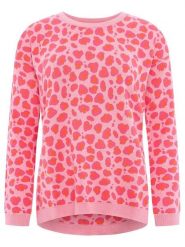 Zwillingsherz Sweter "Leo" w kolorze jasnoróżowym rozmiar: L/XL. Różowe swetry Zwillingsherz, l, bez wzorów, z bawełny, bez ramiączek. Za 236.05 zł.