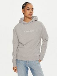 Calvin Klein Bluza Hero Logo K20K205449 Szary Relaxed Fit. Szare bluzy Calvin Klein, xl, bez wzorów, z bawełny, bez kaptura. Za 279.99 zł.