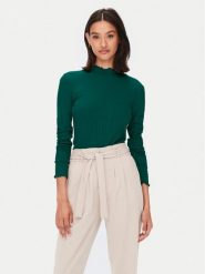 JDY Bluzka Fransiska 15228065 Zielony Slim Fit. Zielone bluzki JDY, xl, bez wzorów, z wiskozy, bez kołnierzyka, bez ramiączek. Za 79.99 zł.