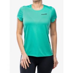 Koszulka biegowa damska Inov-8 Performance Short Sleeve. Zielone t-shirty sportowe Inov-8, bez wzorów, bez ramiączek. Za 140.99 zł.