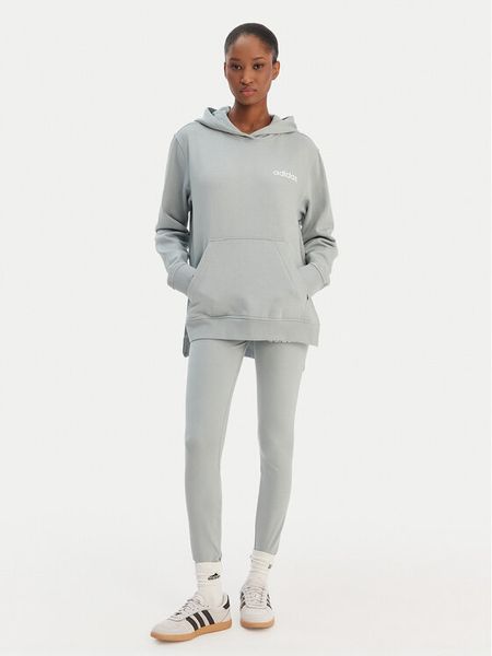 Adidas Komplet bluza i legginsy Leisure KB8448 Zielony Regular Fit. Zielone bluzy adidas, m, bez wzorów, z bawełny, bez ramiączek, bez kaptura. Za 329.99 zł.