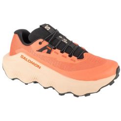 Buty do biegania Salomon Ultra Glide 3 L47750000 pomarańczowe. Brązowe buty do biegania bez wzorów, z gumy, bez zapięcia, do biegania. Za 627.38 zł.