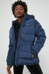Tommy Jeans kurtka damska kolor granatowy zimowa. Niebieskie kurtki Tommy Jeans, na zimę, l, bez wzorów, z jeansu, bez kaptura. W wyprzedaży za 698.99 zł.