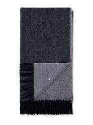 Hey Marly Wełniany szal "Classic" w kolorze czarno-szarym - 250 x 65 cm rozmiar: onesize. Czarne szaliki i kominy Hey Marly, bez wzorów, z materiału. Za 319.13 zł.