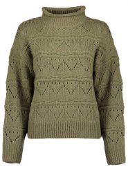 Blue Seven Sweter w kolorze khaki rozmiar: 42. Brązowe swetry Blue Seven, bez wzorów, ze splotem, bez ramiączek. Za 89.05 zł.