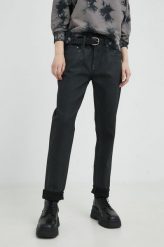 G-Star Raw jeansy Kate damskie high waist. Szare jeansy G-Star Raw, bez wzorów, z jeansu, retro, z podwyższonym stanem. Za 679.99 zł.