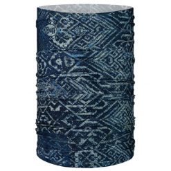 Chusta do biegania unisex Buff Orginal Ecostretch Night Blue ochrona UPF 50. Niebieskie chusty WALDHAUSEN, bez wzorów, sportowe. Za 99.99 zł.