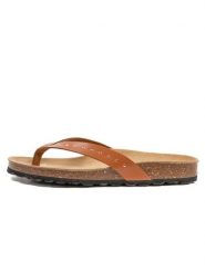 Billowy Skórzane japonki w kolorze jasnobrązowym rozmiar: 37. Brązowe japonki Billowy, bez wzorów, klasyczne. Za 113.63 zł.