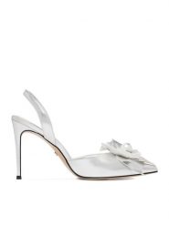 GINO ROSSI Szpilki CEO-ROSE-LT2155-1 Srebrny. Szare szpilki Gino Rossi, bez wzorów, ze skóry, bez obcasa, na szpilce, bez zapięcia. Za 429.99 zł.