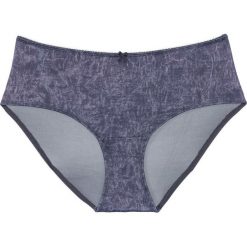 Figi "panty" bonprix ciemnoszary z nadrukiem. Figi marki bonprix. Za 16.99 zł.