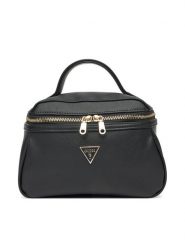 Guess Kosmetyczka PW7542 P5361 Czarny. Czarne torebki klasyczne Guess, z aplikacjami, ze skóry, bez dodatków. Za 269.99 zł.