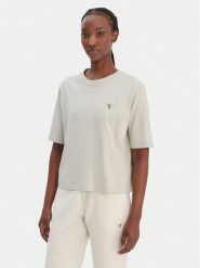 Guess T-Shirt V4BI21 I3Z14 Zielony Relaxed Fit. Zielone t-shirty Guess, xl, z aplikacjami, z bawełny, bez kołnierzyka, bez ramiączek. Za 159.99 zł.